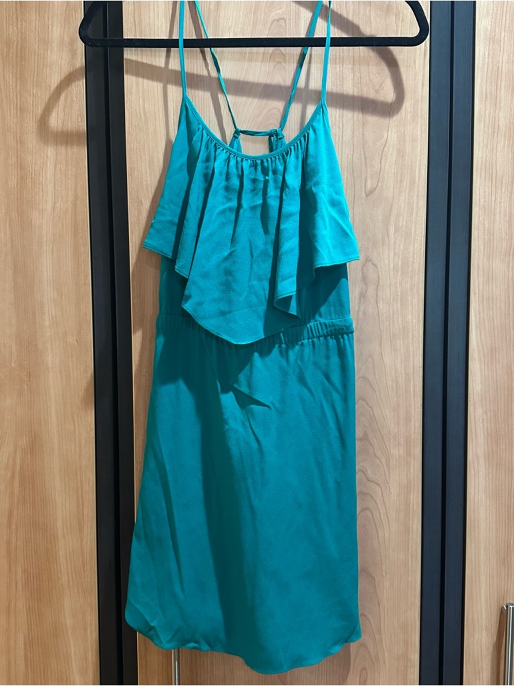 Teal Ruffle Sundress